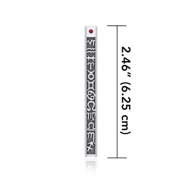 Zodiac Symbols Column Silver Pendant TPD846 - Jewelry